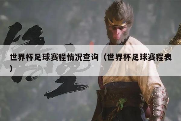 世界杯足球赛程情况查询（世界杯足球赛程表）