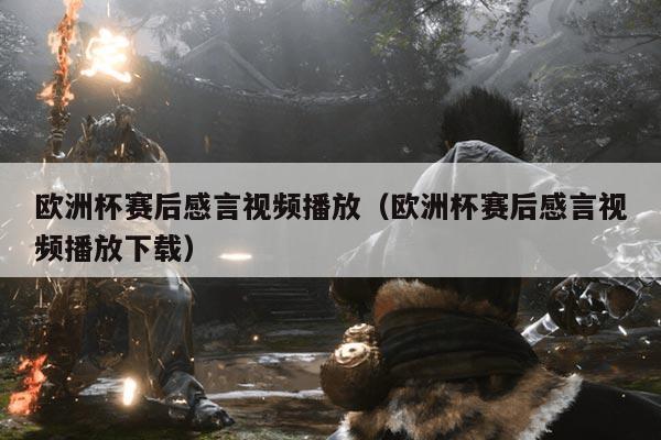 欧洲杯赛后感言视频播放(欧洲杯赛后感言视频播放下载)