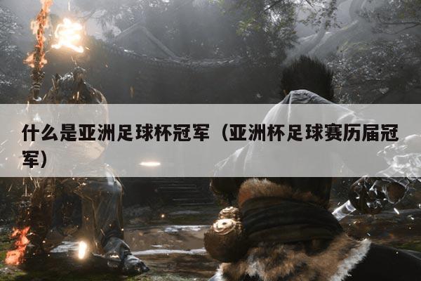 什么是亚洲足球杯冠军（亚洲杯足球赛历届冠军）