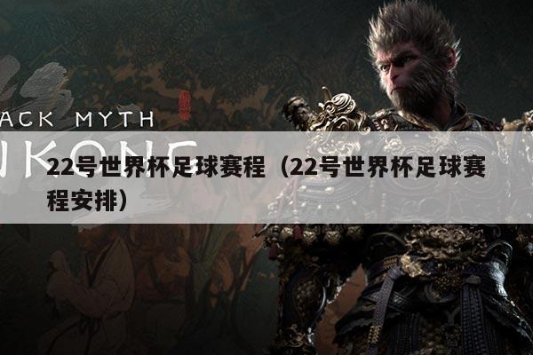 22号世界杯足球赛程（22号世界杯足球赛程安排）