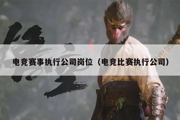 电竞赛事执行公司岗位(电竞比赛执行公司)