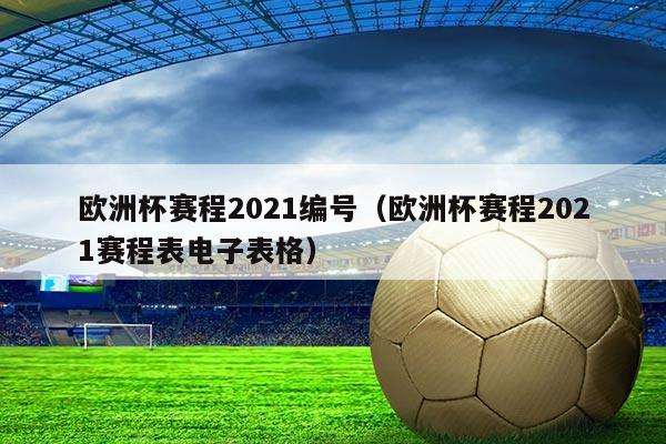 欧洲杯赛程2021编号(欧洲杯赛程2021赛程表电子表格)